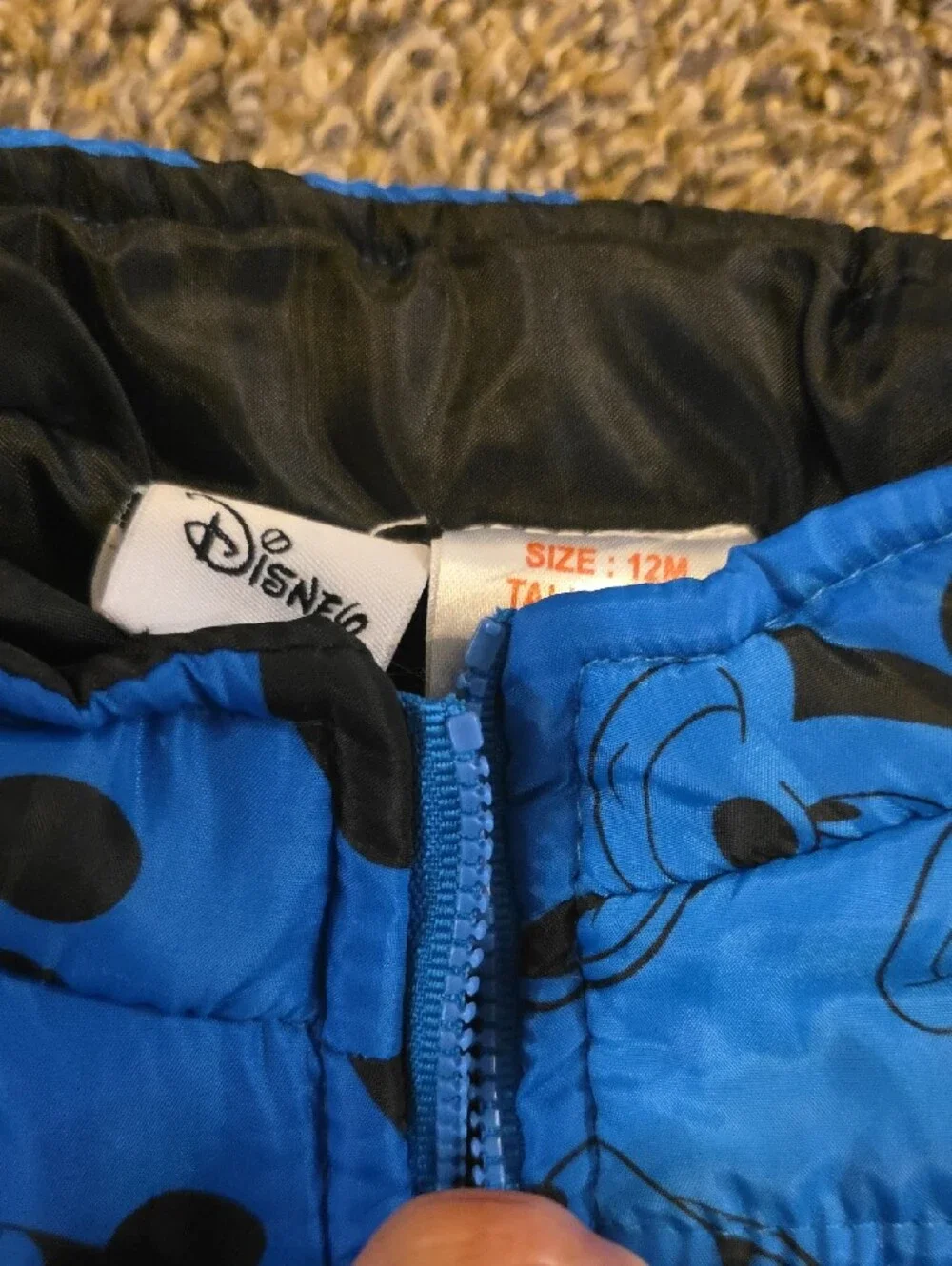 Kids Blue Mickey Vest
